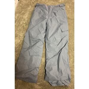 Columbia Kids Youth Medium Gray Insulated Snow Ski Pants Outgrown System